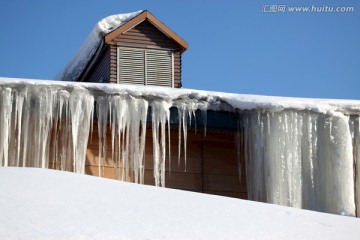 雪乡 双峰林场 东北民居 冰凌