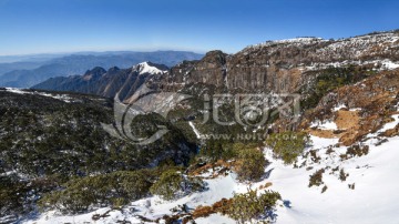 轿子雪山俯瞰（全景高清大图）