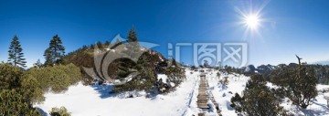 轿子雪山风光（全景高清大图）