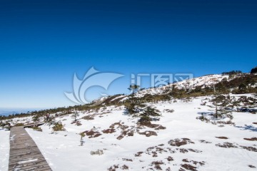 轿子雪山风光