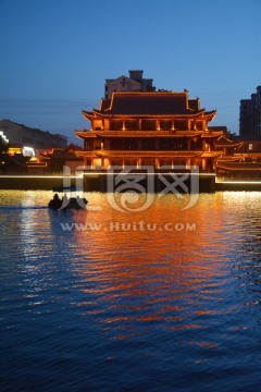 党河风情线夜景