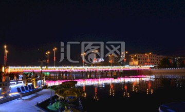 党河风情线夜景