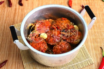 蟹肉煲