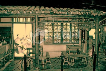 老上海  茶馆