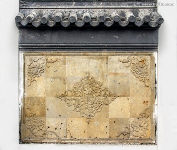中式古建筑影壁墙