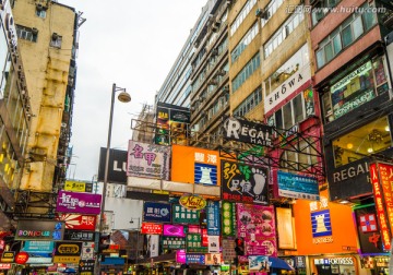 香港旺角街景