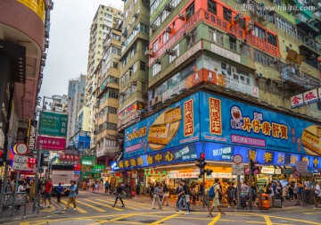香港旺角街景