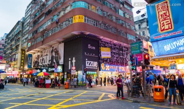 香港旺角街景