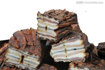 黑猪腊肉 腊肉