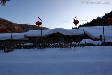 雪乡 双峰林场 中国雪乡 雪景