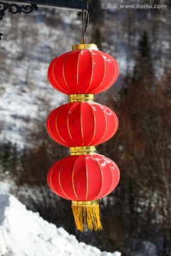 春节 红灯 灯