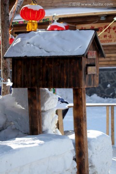 雪乡 双峰林场 春节 红灯 灯