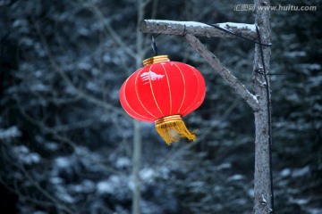 雪乡 双峰林场 春节 红灯 灯