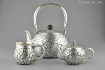 银茶壶