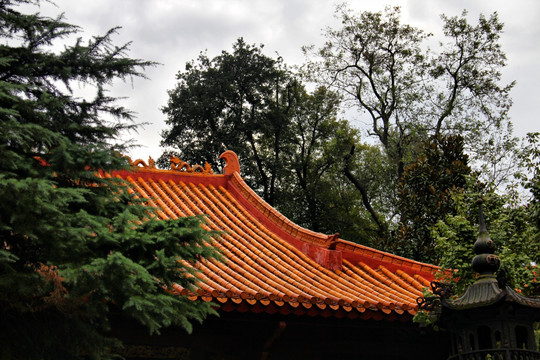 长沙 岳麓山 麓山寺