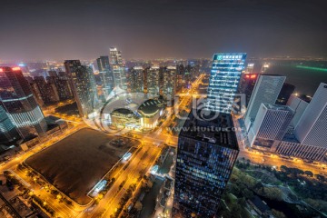 钱江新城夜景