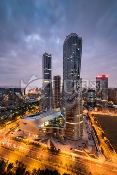 杭州来福士广场夜景