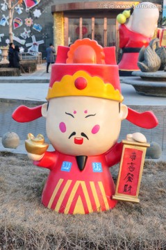 福禄寿雕塑