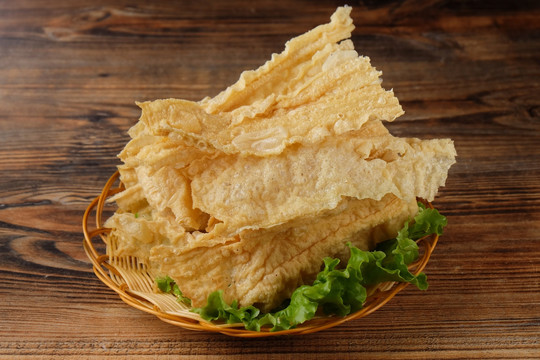 炸腐竹