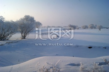 大美嫩江 冬日雪景 内蒙古