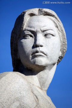 八女投江 雕塑 牡丹江 花岗岩