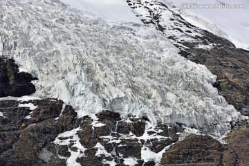 卡若拉冰川 冰川特写