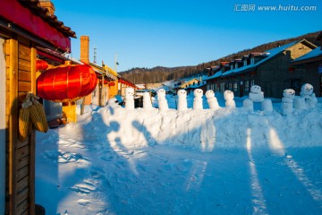 雪乡 雪村 东北乡村