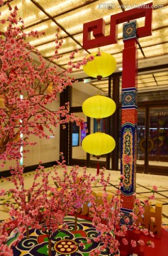 上海新世界大丸百货的春节装饰