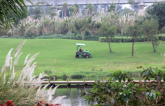 高尔夫球场草坪维护车