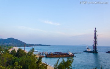 傍晚的天涯海角