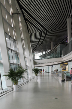 天津机场T2航站楼内景