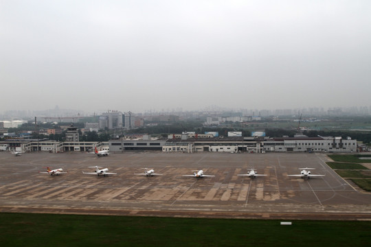 天津机场全景 公务机坪
