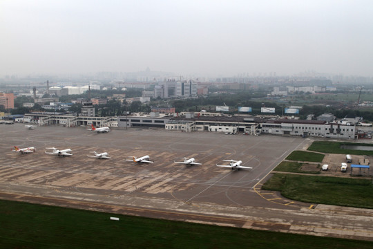 天津机场全景 公务机坪