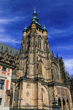 欧洲捷克布拉格圣维特大教堂