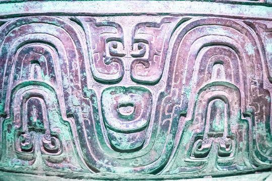 青铜器花纹 青铜背景