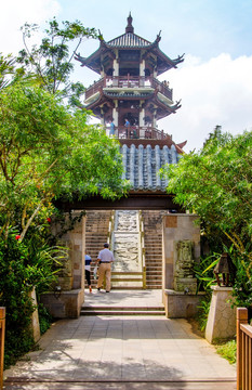 亚龙湾热带天堂森林公园山顶广场