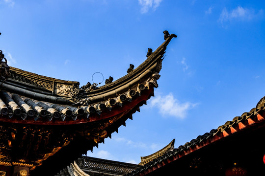 中式建筑屋角