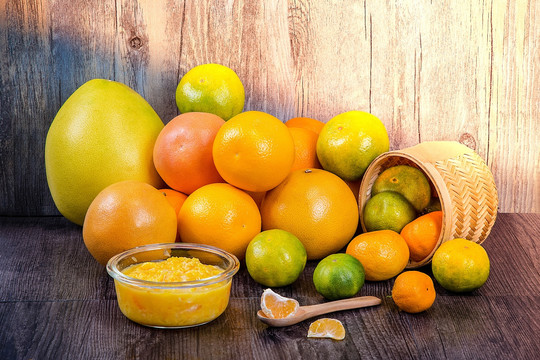 水果橙子柚子橘子