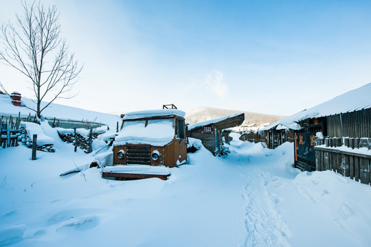 雪乡 雪村 雪景