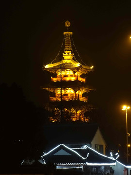 寒山寺古塔