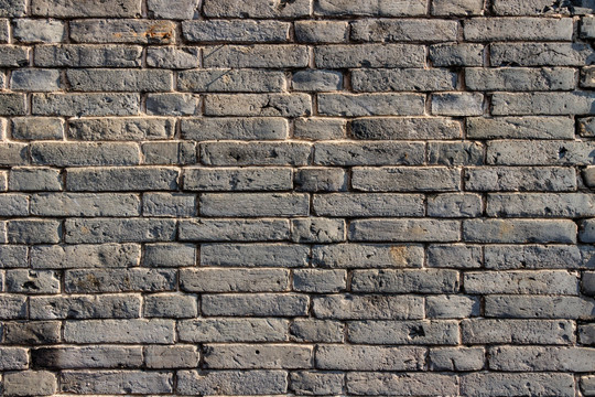 古代灰砖墙素材