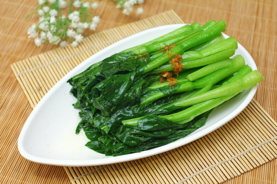白灼时蔬