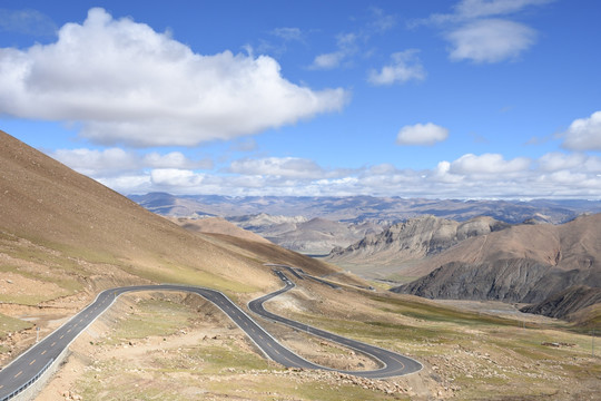 西藏盘山公路 玉带公路