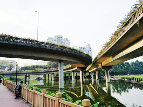 深圳罗湖洪湖公园景区