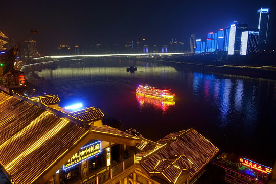 重庆洪崖洞夜景