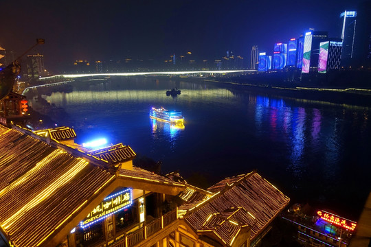 重庆洪崖洞夜景