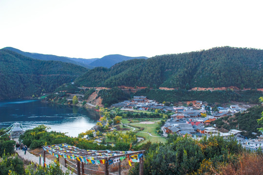 泸沽湖景区 摩梭人家