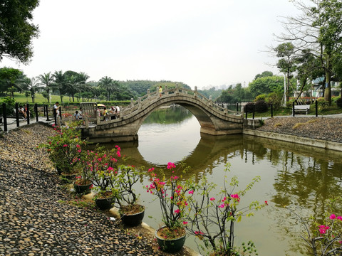 深圳中山公园拱桥风景