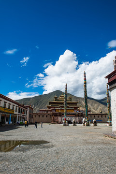 西藏桑耶寺 古建筑