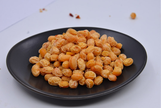 高清黄豆状元豆照片